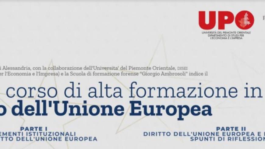 Corso di formazione in diritto dell'Unione Europea