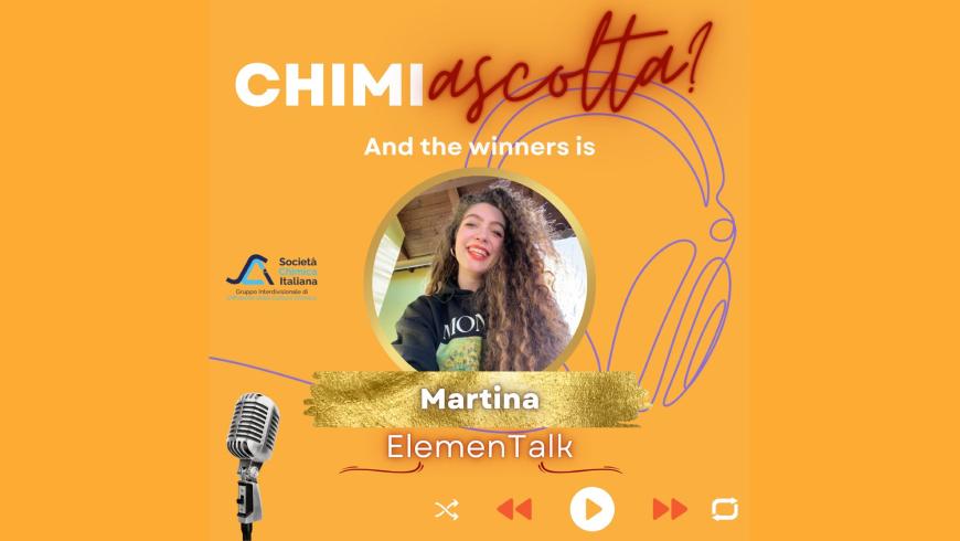 La dottoressa Boarino, vincitrice di ChiMiAscolta
