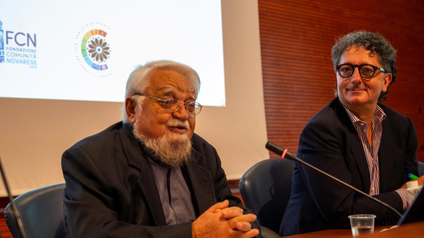 Enzo Bianchi e Michele Mastroianni