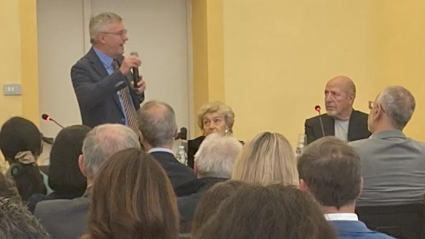 Un momento della Lectio magistrali del prof. Barbero